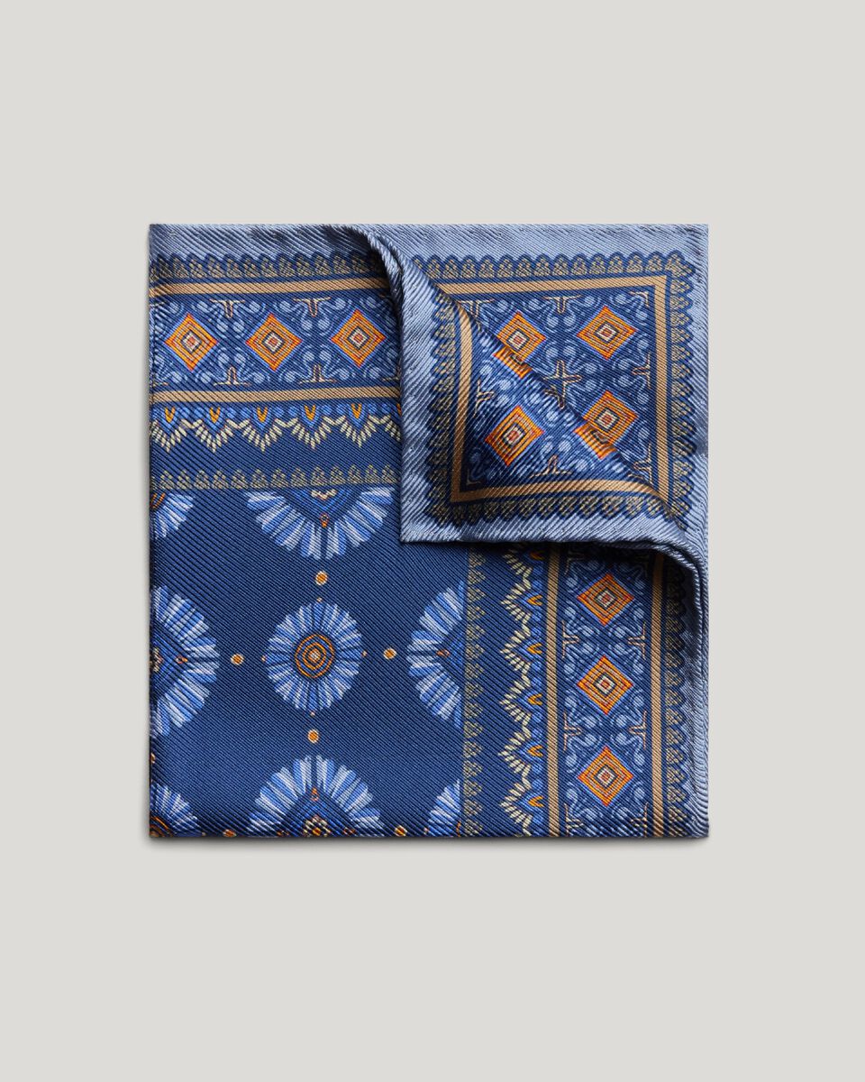 Double-Sided Printed Silk Pocket Square